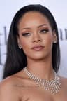 Portrait of Rihanna.
