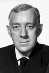 Portrait of Alec Guinness.