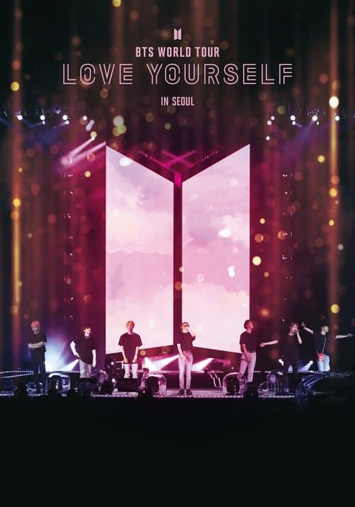 Poster for BTS World Tour: Love Yourself in Seoul.
