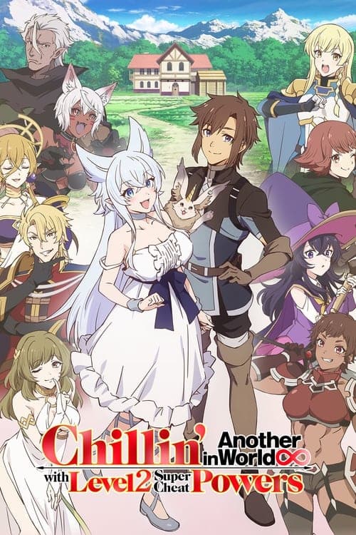 Poster for Chillin' in Another World with Level 2 Super Cheat Powers.
