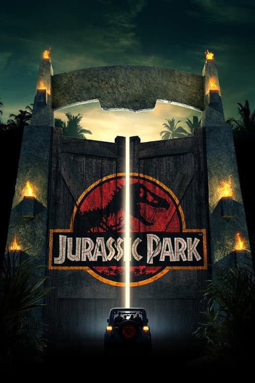 Poster for Jurassic Park.
