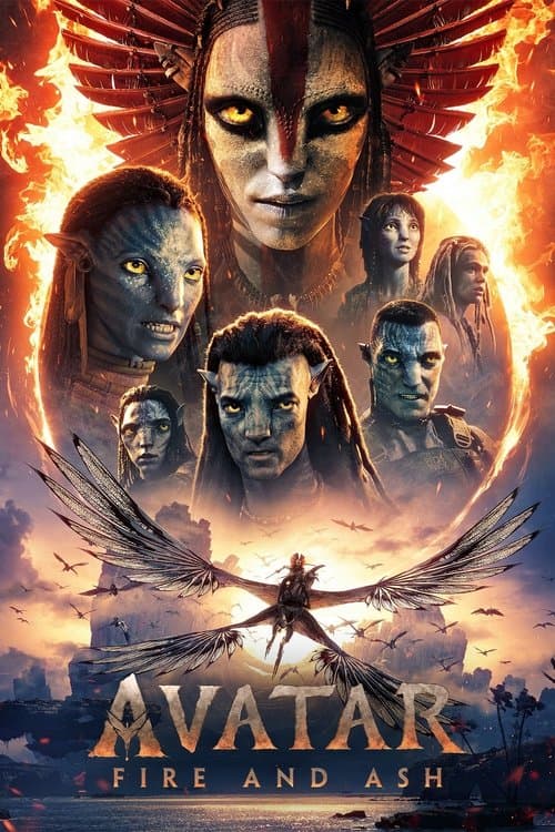 Poster for Avatar: Fire and Ash.