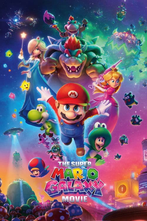 Poster for The Super Mario Galaxy Movie.