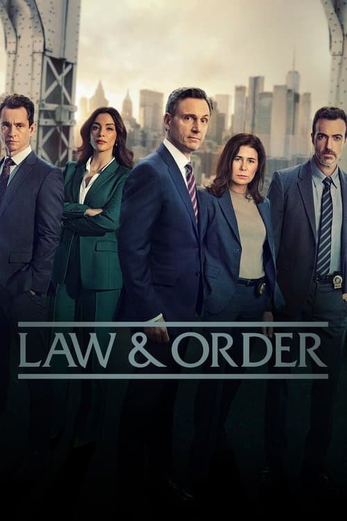 Poster for Law & Order.