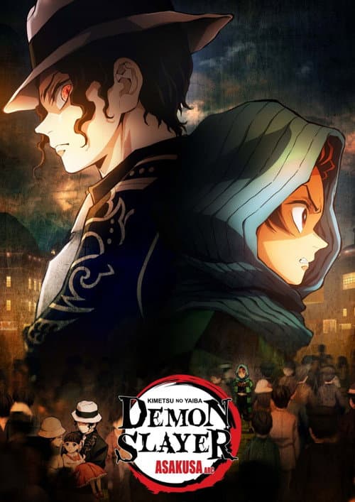 Poster for Demon Slayer: Kimetsu no Yaiba - Asakusa Arc.